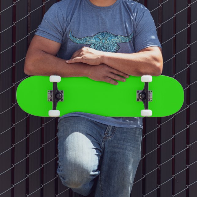 Neongrün Skateboard (Außenbereich 3)