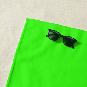 Neongrün Strandtuch
