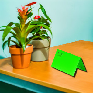 Neongrün  visitenkarten