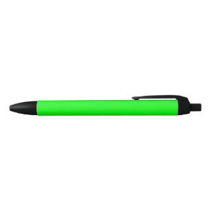 Neongrüne Leinwand, leuchtend solide Farbe Kugelschreiber