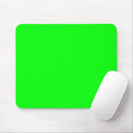 Neongrüner Bildschirm, leuchtend solide Farbe cool Mousepad