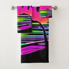Neonight Beachscape Badhandtuch Set