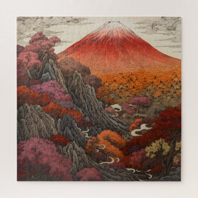NeoNihonga Fuji 001 Puzzle (Vertikal)