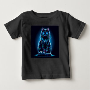 Neonkatze Lebendiger Hintergrund-97948 Baby T-shirt