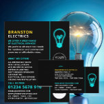 Neonlicht, elektrische Werbung Flyer<br><div class="desc">Neon Light,  Elektro-Werbung Flyer vom Business Card Store.</div>