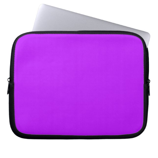 Neonlila Computertasche Laptopschutzhülle (Vorderseite)