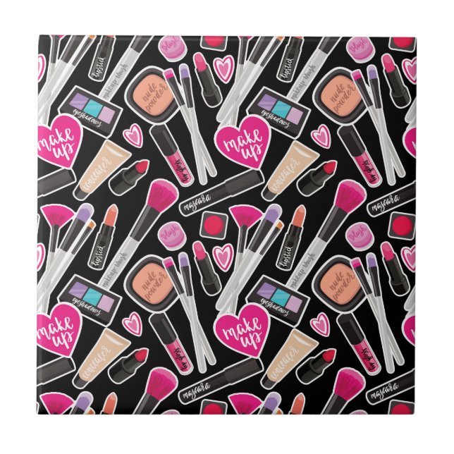 Neonmake-upmuster Fliese (Vorderseite)