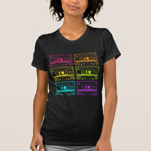 Neonmischungs-Bänder T-Shirt