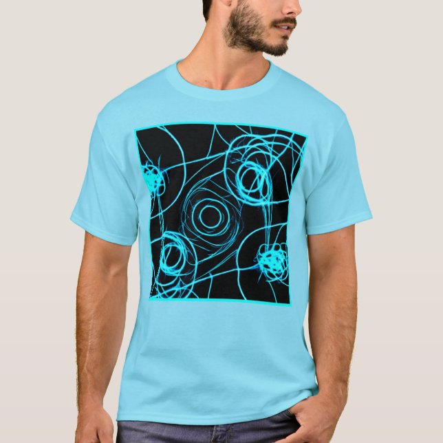 Neonmuster faszinieren Art T-Shirt (Vorderseite)