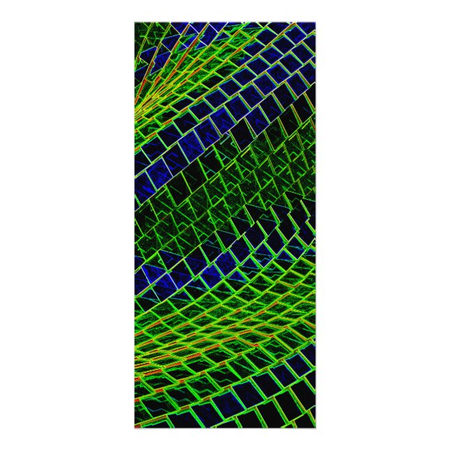 Neonmuster Werbekarte (Vorne)