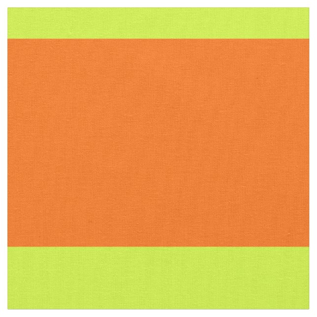 Neonorange gelbe Streifen Stoff (Nahaufnahme)