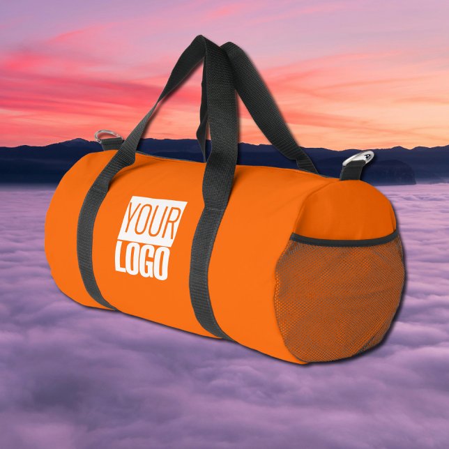Neonorange - Logo hinzufügen Duffle Bag (Von Creator hochgeladen)