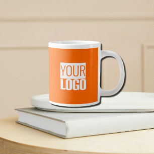 Neonorange - Logo hinzufügen - promo Jumbo-Tasse
