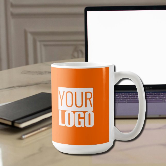Neonorange - Logo hinzufügen - promo Kaffeetasse (Von Creator hochgeladen)
