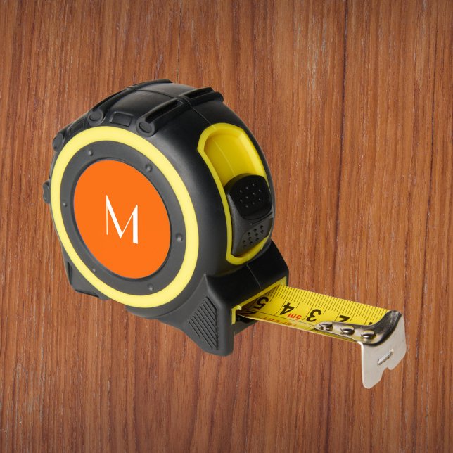Neonorange - mit Monogramm Maßband (Von Creator hochgeladen)