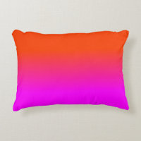 Neonorange und Pink Ombre Schatten-Farbe