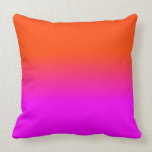 Neonorange und Pink Ombre Schatten-Farbe Kissen<br><div class="desc">Neonorange und Pink Ombre Schatten-Farbe verblassen. Ombre Schatten gehen vom Pink verwischt in Neonorange in dieser Sonnenuntergangpalette Neon, die Orange, heiß, rosa, ombre, Schatten, Farbe, verblaßt, der Trend, hell, Leuchtstoff, Leuchtmarker, Schule, Kinder, Spaß, Schlafsaal, Dekor, Tönung, helles Neonrosa, helles Rosa, Neonorange, heißes Rosa, ombre Schatten, Farbe verblaßt, helles heißes Rosa,...</div>