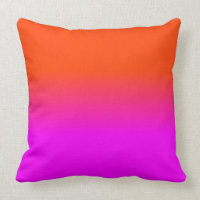 Neonorange und Pink Ombre Schatten-Farbe