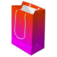 Neonorange und Pink Ombre Schatten-Farbe