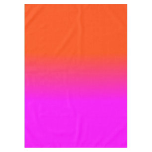 Neonorange und Pink Ombre Schatten-Farbe Tischdecke