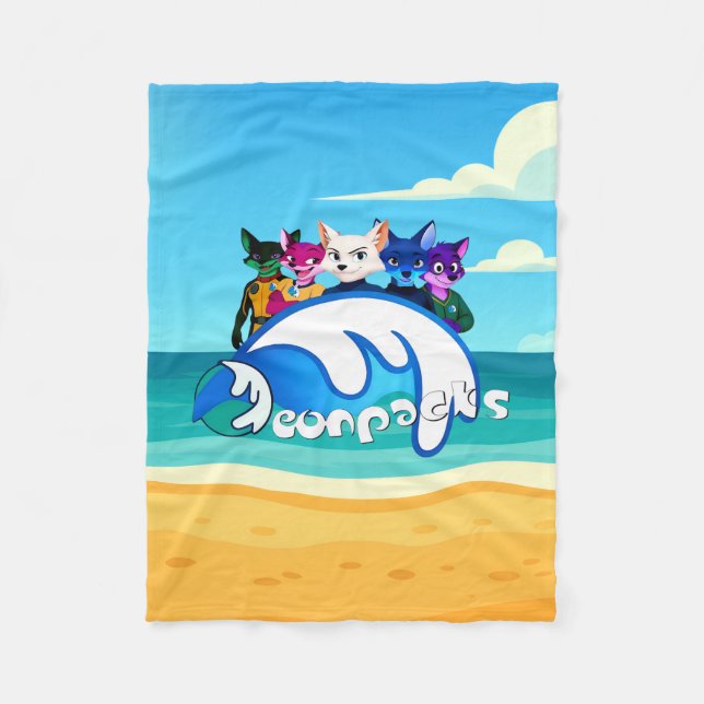 Neonpacks Fleecedecke (Vorderseite)