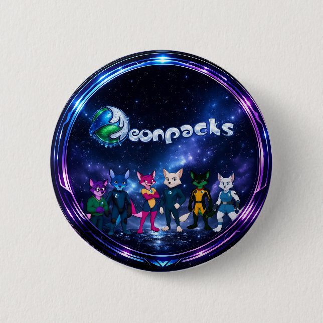 Neonpacks (Kreissdesign) Button (Vorderseite)