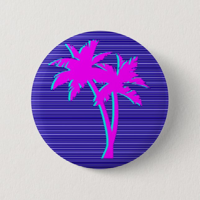 Neonpalme Button (Vorderseite)