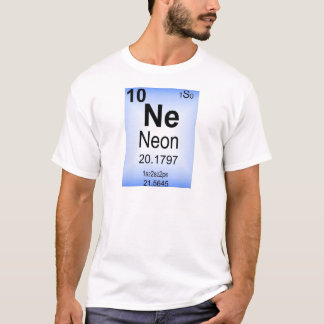 NeonPeriodensystem-Element T-Shirt