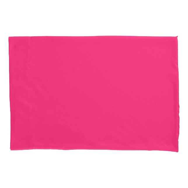 Neonpink Kissenbezug (Vorderseite)
