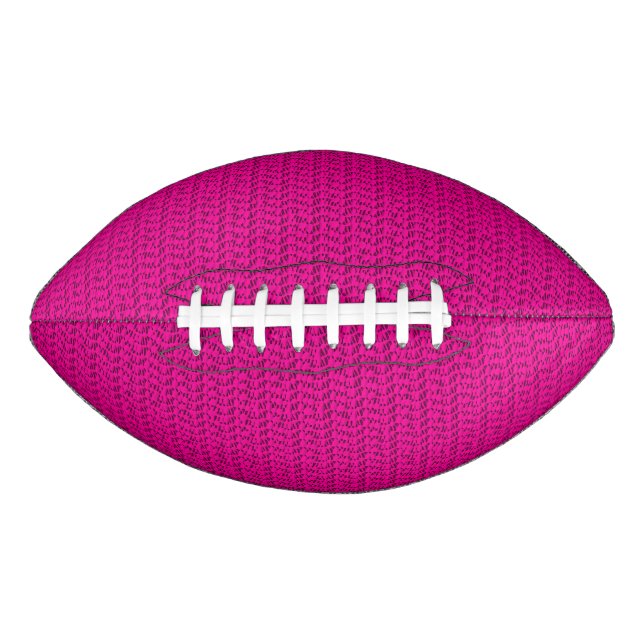 NeonPink-Webart-Maschen-Blick Football (Vorderseite)