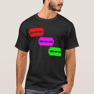 Neonrasierklingen (rot, rosa, Grün) T-Shirt