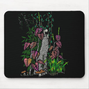 Neonregenwald Mousepad