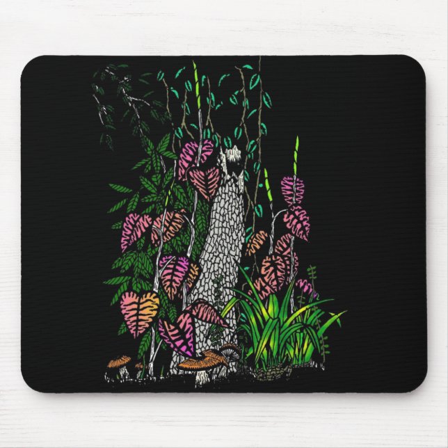 Neonregenwald Mousepad (Vorne)