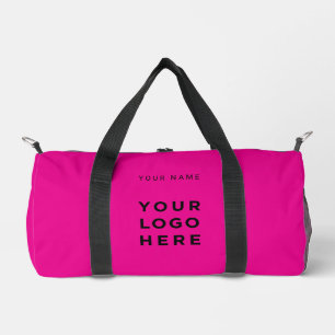 Neonrosa Business-Logo-Name Instagram Fitness Duffle Bag