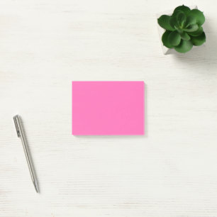 Neonrosa Haftnotizen für Spaß und helle Nachrichte Post-it Klebezettel
