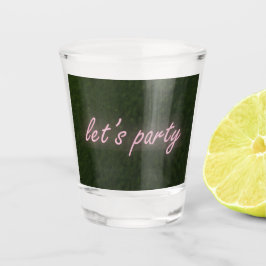 Neonrosa Party Schnapsglas