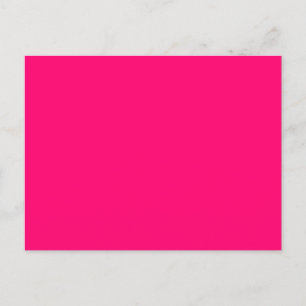 Neonrosa Postkarte – Sonder- und Großbestellungen