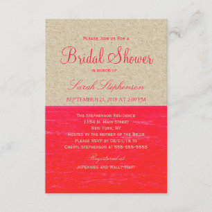 Neonrosa und TAN-Papier, tropische Palmen und Einladung