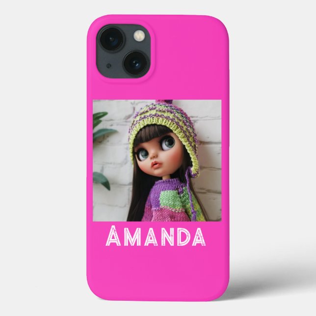 Neonrosa Zugsaite Case-Mate iPhone Hülle (Rückseite)