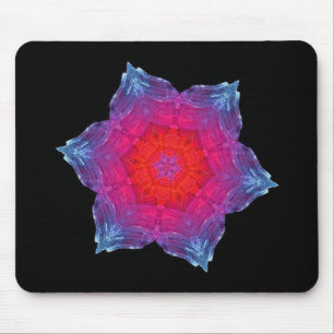 Neonschneeflocke Mousepad
