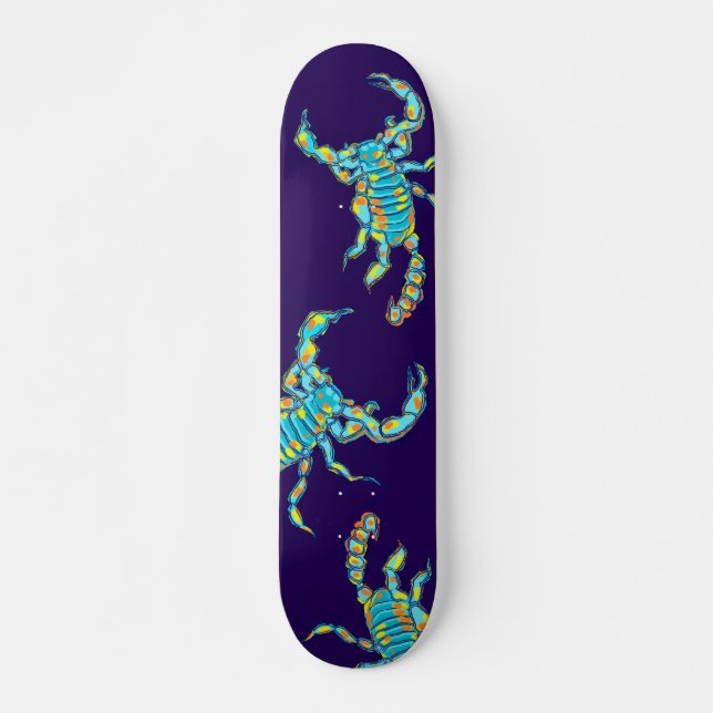 Neonskorpions-Skateboard Skateboard (Vorne)