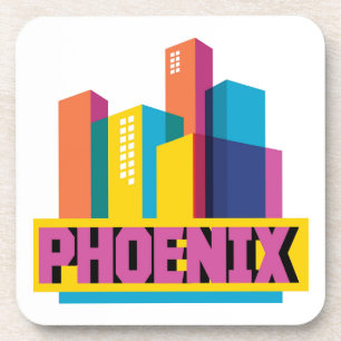 NeonSkyline Phoenix, Arizona   Untersetzer