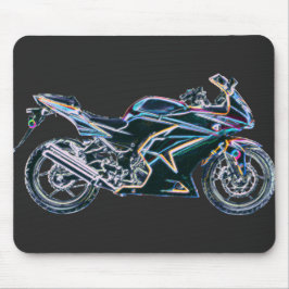 Neonsport-Fahrrad-Motorrad Mousepad