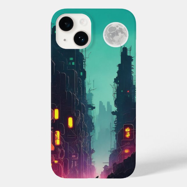Neonstadt Case-Mate iPhone Hülle (Rückseite)
