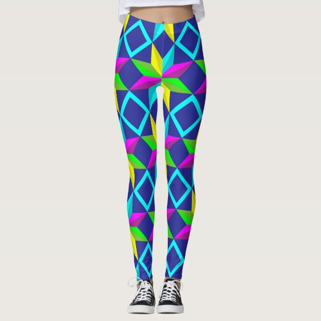 Neonstars Leggings (Vorderseite)