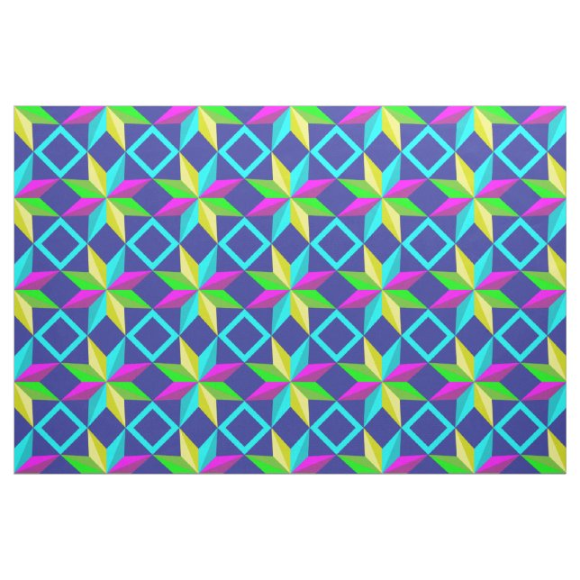 Neonsterngewebe Stoff (Fat Quarter (45,7 x 55,9 cm))