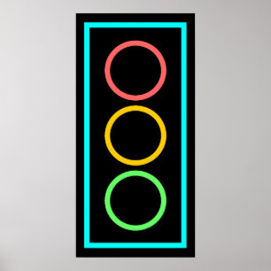 NeonStoplight Poster