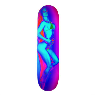 Neonstrand-Bikini Skateboard