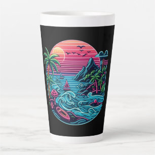 Neonstrand von Tropical/Hawaii Milchtasse