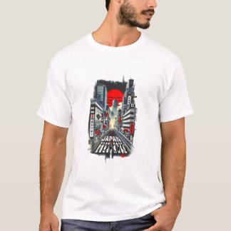Neonstraßen von Tokio - Japan T-Shirt
